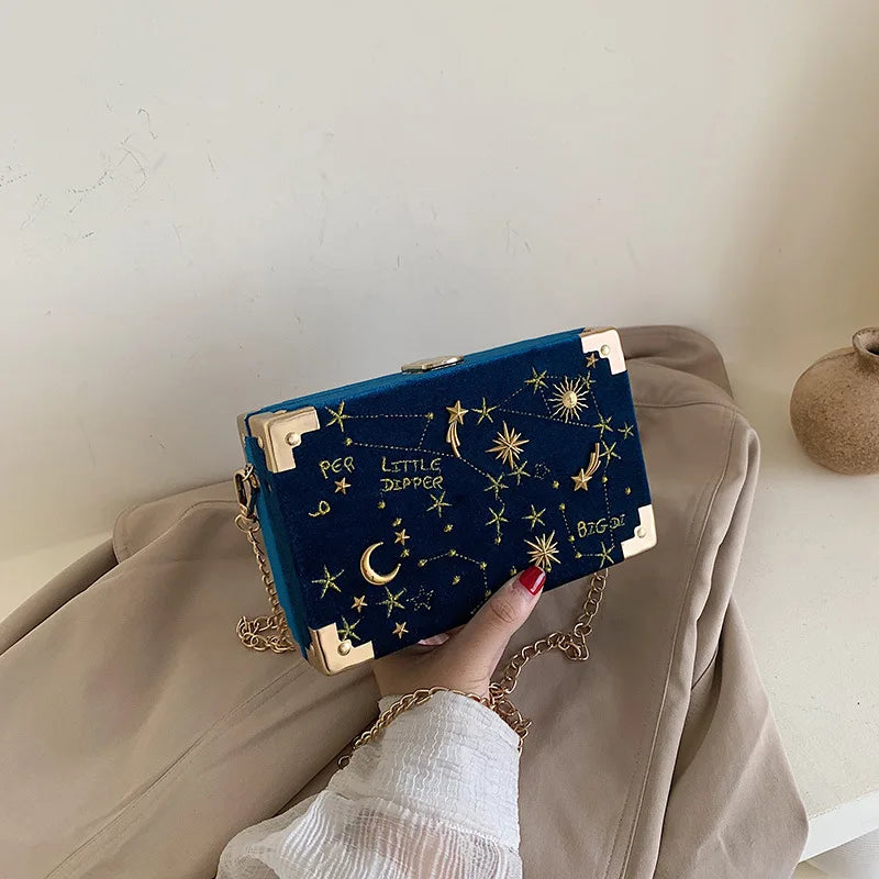 Square Shoulder Bag Famous Handbag Purse Chain Clutch Messenger Tote