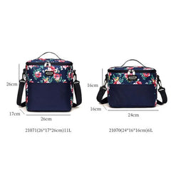 Waterproof 11L Lunch Bag Insulated Thermal Totes for Office Men Women