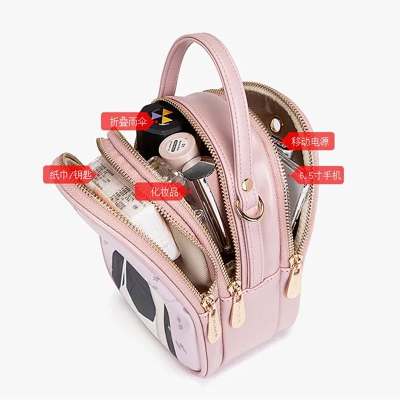 Mini Diagonal Bag for Women Summer Phone Shoulder Cross Body Bag