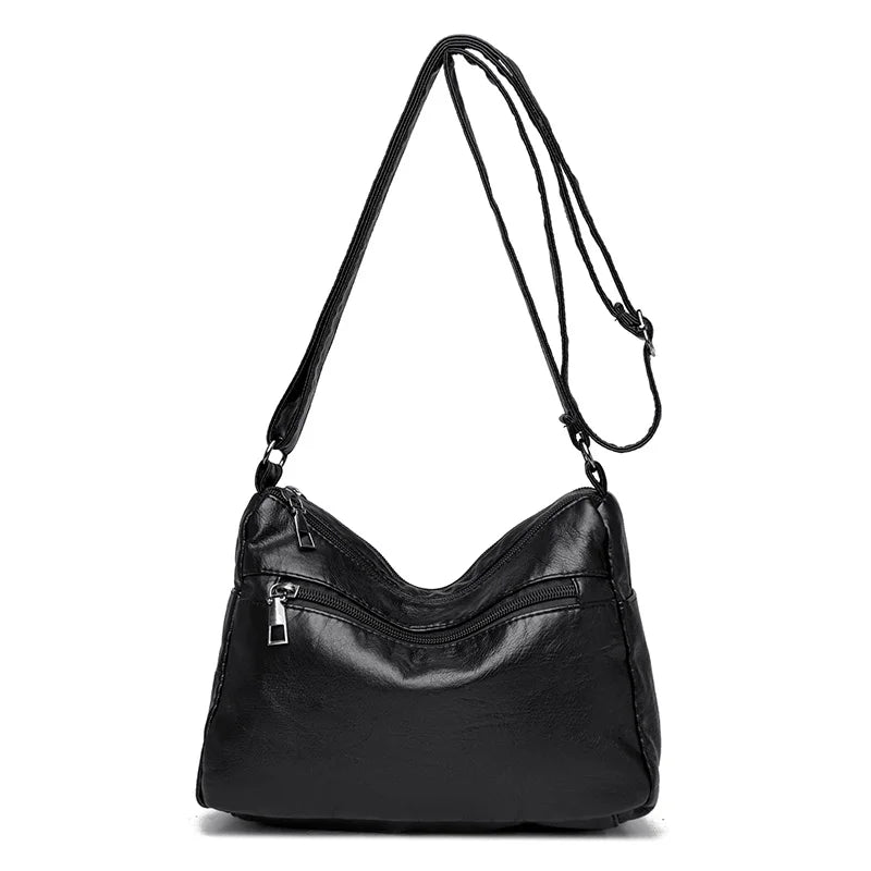 Women's Soft Leather Purses and Handbags with Crossbody Shoulder Bag