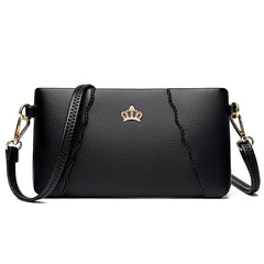 Vintage Leather Shoulder Bag Crossbody Small Sac Handbag for Women