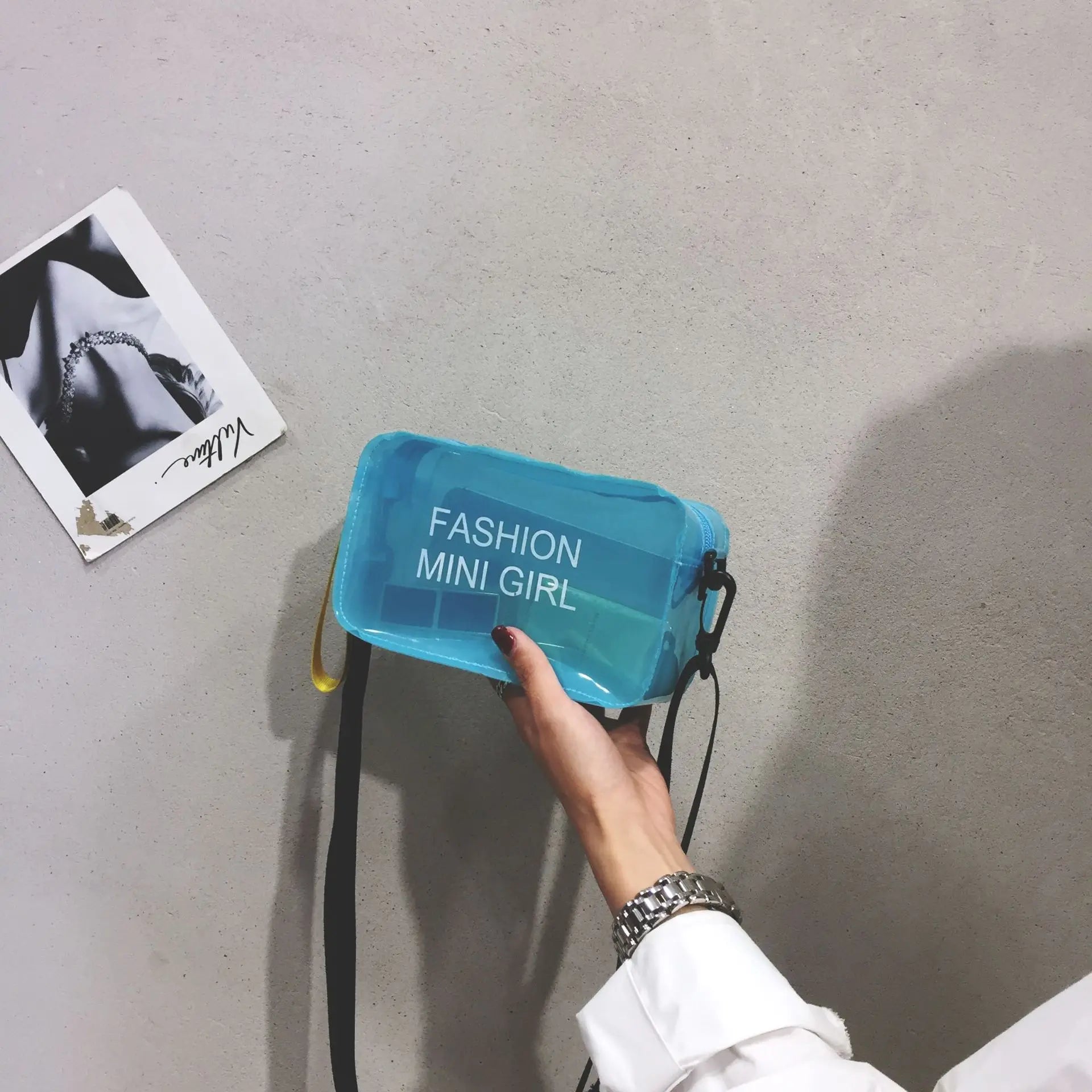Summer Mini Transparent Square Jelly Shoulder Bag
