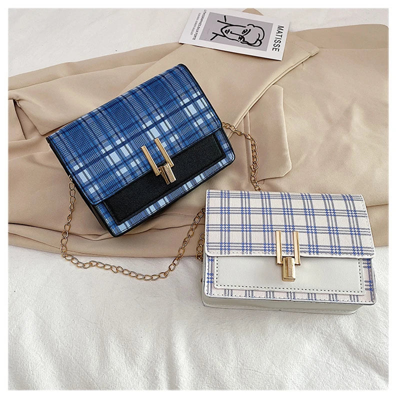 Women's Summer Shoulder Bag Chain Small Square Retro Crossbody Bags
