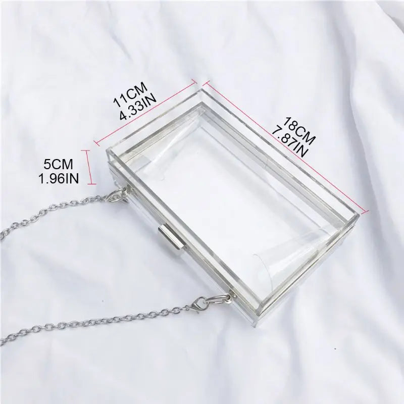 Women Acrylic Evening Shoulder Bag Bridal Clutch Party Prom Wedding