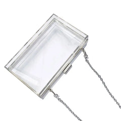 Women Acrylic Evening Shoulder Bag Bridal Clutch Party Prom Wedding