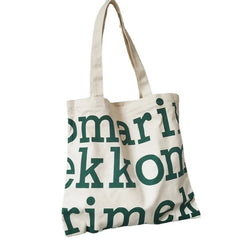 Women Alphabet Canvas Shoulder Bags Casual Letter Printed Tote Handbags