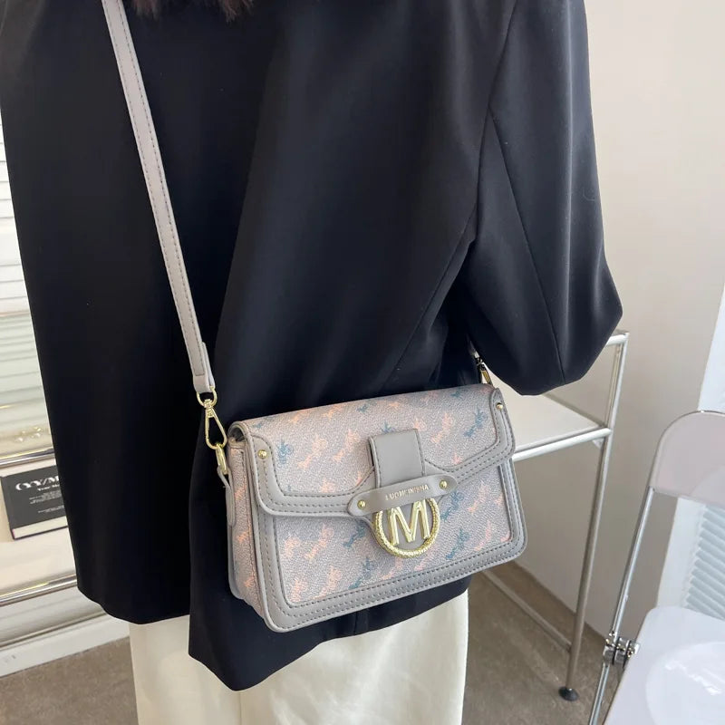 Animal Print Single Shoulder Crossbody Bag for Women