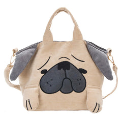Women Animal Students Crossbody Messenger Bag Large Capacity Vintage