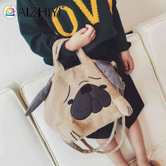 Vintage Animal Print Crossbody Shoulder Bag for Women and Students