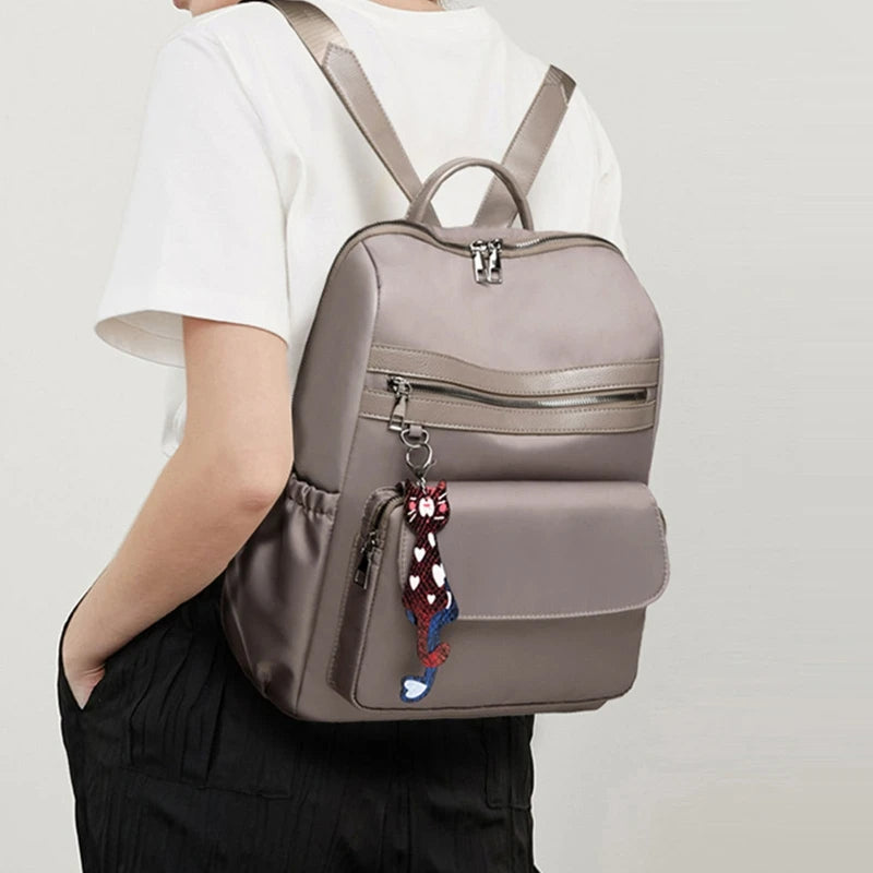 Women Anti Theft Backpack Large Capacity Casual Rucksack