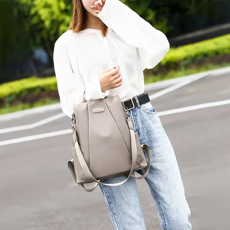 Women Anti-Theft Backpack Waterproof Rucksack Ladies School Travel Shoulder Bags