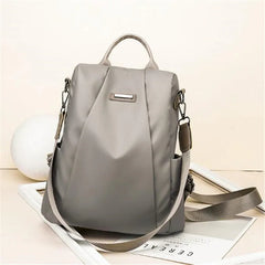 Anti-theft Backpack Waterproof Fabric Large Female Shoulder Bag