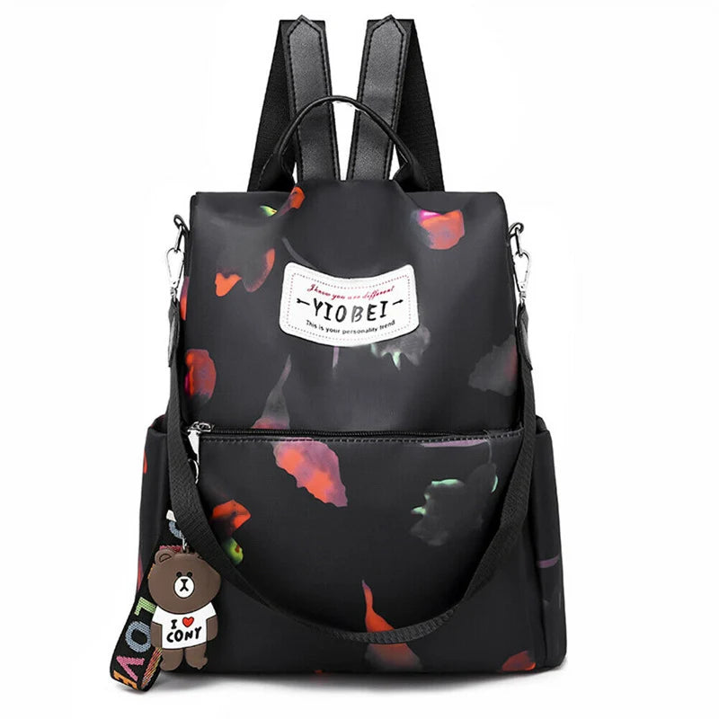 Anti-theft Oxford Backpack Waterproof Satchel Shoulder Bag