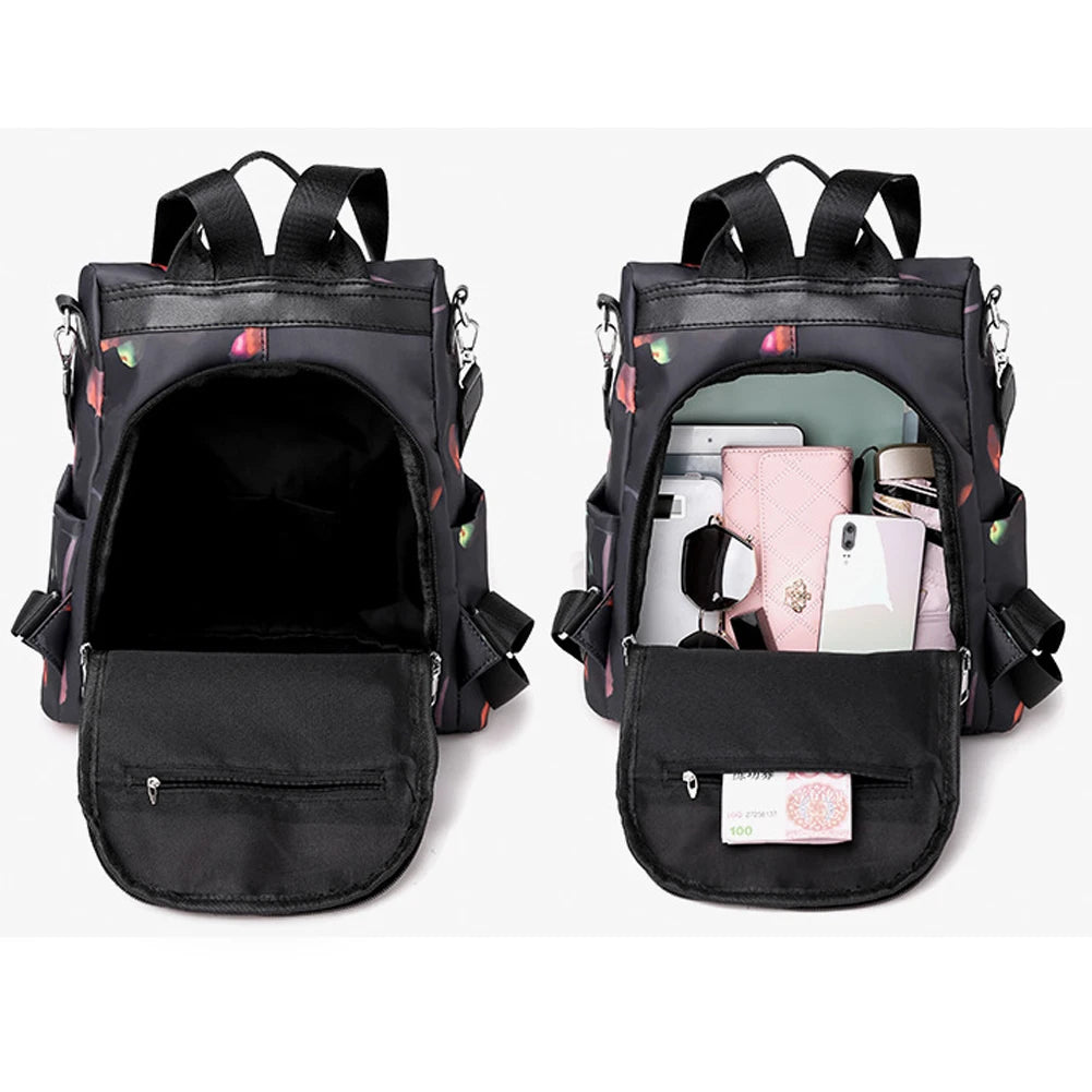 Anti-theft Oxford Backpack Waterproof Satchel Shoulder Bag