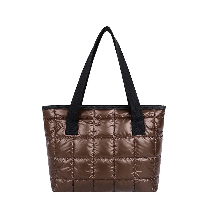 Women Autumn Winter Totes Large Capacity Handbag Soft Shoulder Bags Purse
