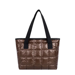 Women Autumn Winter Totes Large Capacity Handbag Soft Shoulder Bags Purse