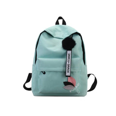 Canvas Schoolbag Student Couple Backpack