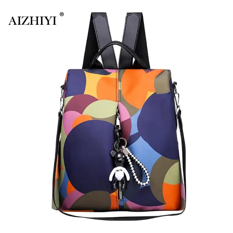 Women Backpack Oxford Casual Anti Theft Backpack for Teenage Girls School Bags