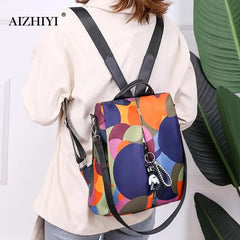 Women Backpack Oxford Casual Anti Theft Backpack for Teenage Girls School Bags