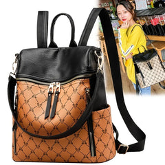 Women Backpack PU Leather Handbag School Bag for Teenage Girls