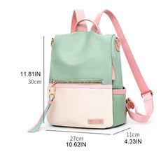 Anti-theft Women's Backpack - Casual Travel Rucksack for Girls