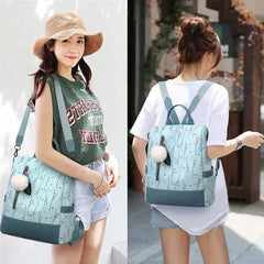 Anti-theft Women Backpack Large Travel Shoulder Handbag