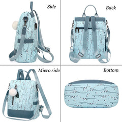 Anti-theft Women Backpack Large Travel Shoulder Handbag