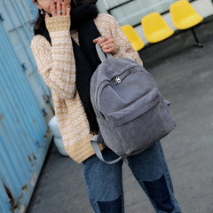 Canvas Mini Backpacks For Women Kawaii Badge Bag Girl Small School Backpacks