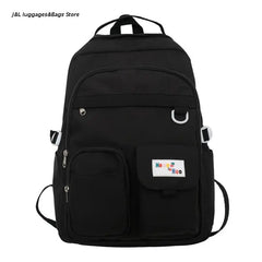 Nylon Women Backpack Casual School Bookbag for Teenager