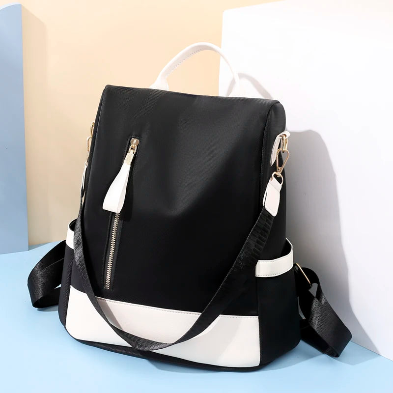Women Backpack Casual Nylon Shoulder Bag
