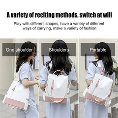 Women Backpack Casual Shoulder Bag Nylon Fabric Daypack Stylish
