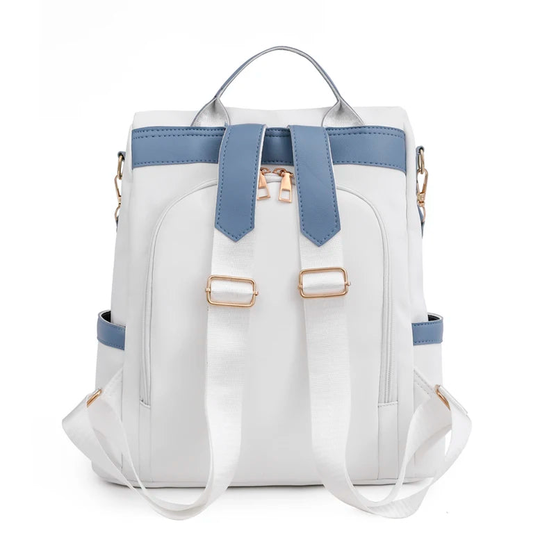 Women Backpack Casual Shoulder Bag Pretty Nylon Fabric Female Daypack