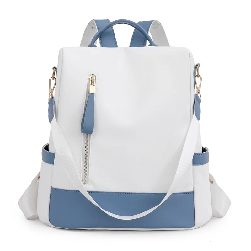 Women Backpack Casual Shoulder Bag Pretty Nylon Fabric Female Daypack