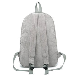 Corduroy School Backpacks For Teenage Girls Striped Rucksack Travel Bags