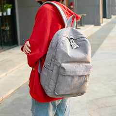 Corduroy School Backpack for Girls