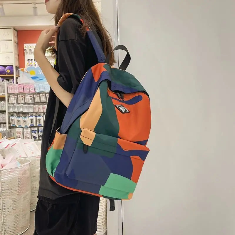 Print Mochila Girls Boys Travel Rucksack Waterproof College Laptop Bag