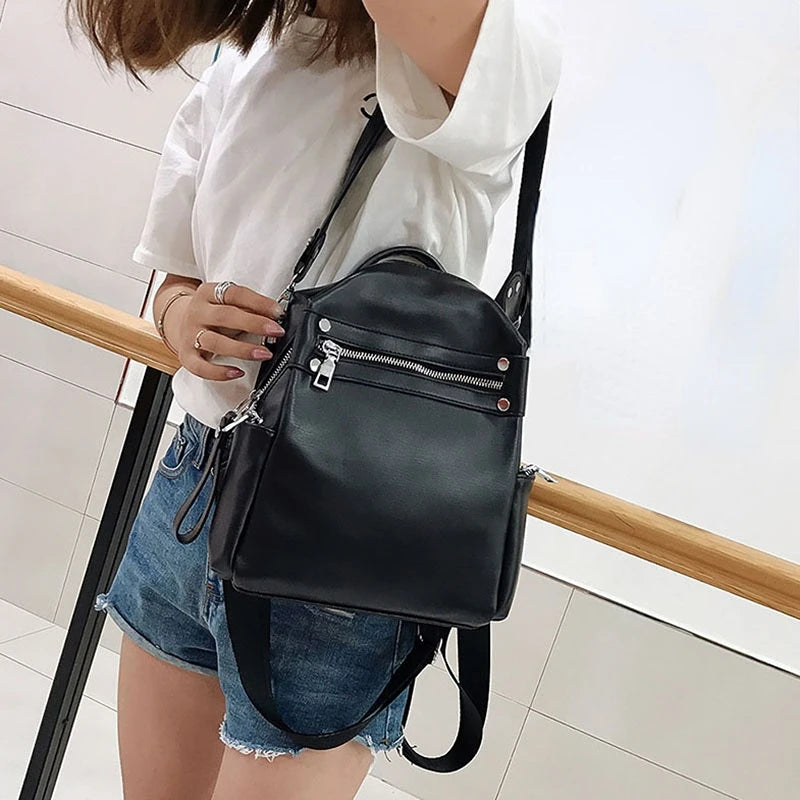 Women Backpack Female Shoulder Bag Casual Ladies Small Travel Bag