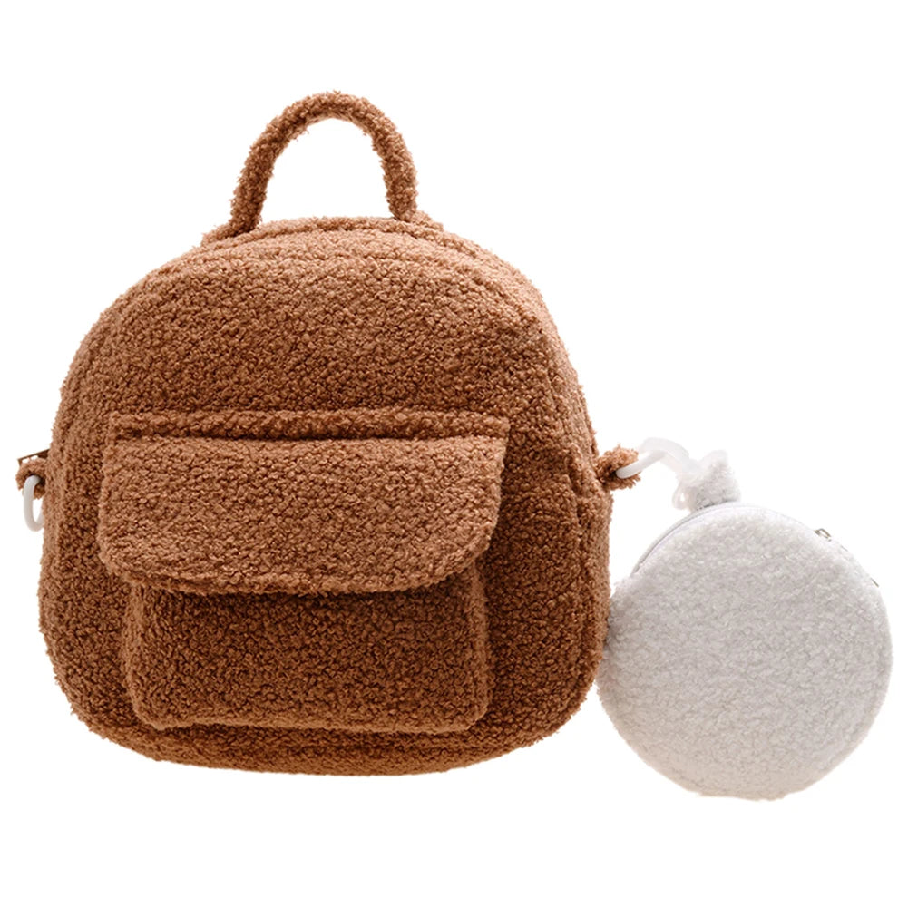 Fluffy Shoulder Bag Women Winter Casual Handbag