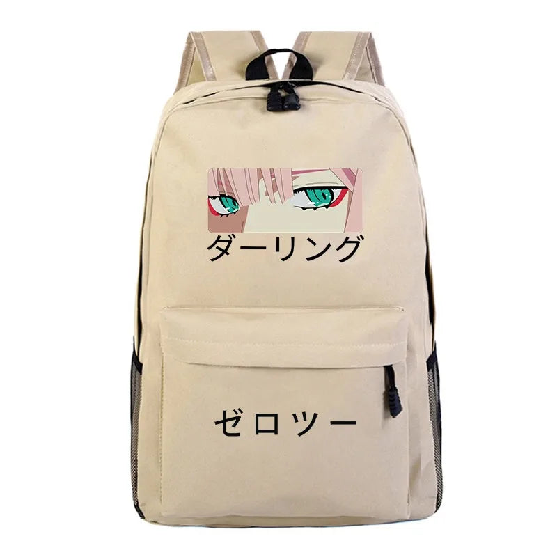 Anime Print Women Backpack Female Shoulder Bag Casual Girls Backbag