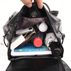 Women Backpack Girl Female Shoulder Bag For Ladies Soft Leather Bag School Bag