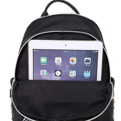 Girl Preppy Style School Bag Teenager Travel Rucksack Bear Pendant