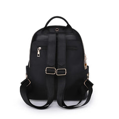 Girl Preppy Style School Bag Teenager Travel Rucksack Bear Pendant