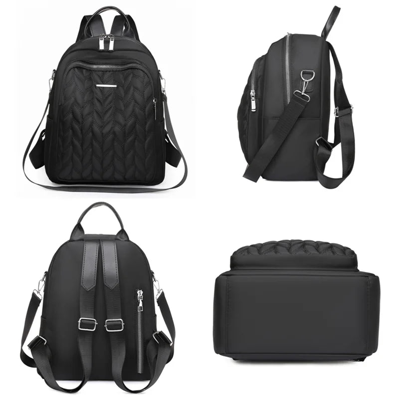 Anti-theft Oxford Backpack for Women Large Capacity Girl School Bag