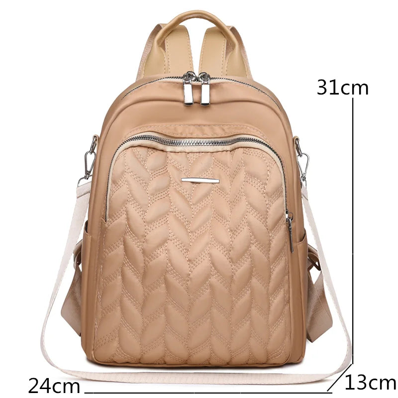 Anti-theft Oxford Backpack for Women Large Capacity Girl School Bag