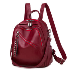 Women Backpack PU Leather School Bag Female Shoulder Bag Bagpack Mochila