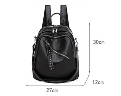 Women Backpack PU Leather School Bag Female Shoulder Bag Bagpack Mochila
