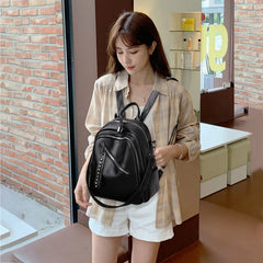 Women Backpack PU Leather School Bag Female Shoulder Bag Bagpack Mochila