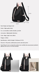 Women Backpack Large-Capacity Shoulder Bags All-match Waterproof Travel Bag