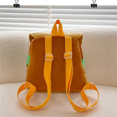 Hamburger Shaped Drawstring Backpack Shoulder Bag Multi-Function Handbag