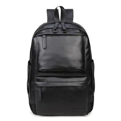 Vintage PU Leather Backpack Large Capacity School Bags For Girls